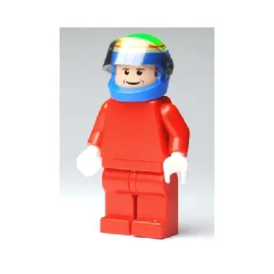 F1 Ferrari - F. Massa with Helmet Blue Printed - without Torso Stickers