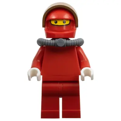 F1 Ferrari Pit Crew Member with Scuba Tank - without Torso Stickers