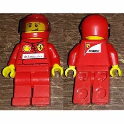F1 Ferrari Pit Crew Tire Carrier - with Torso Stickers