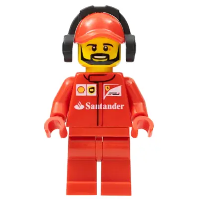 Scuderia Ferrari Team Crew Member - Male, Beard