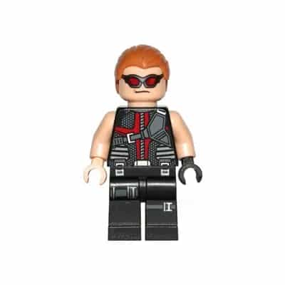 Hawkeye - Black and Dark Red Suit, Medium Nougat Hair