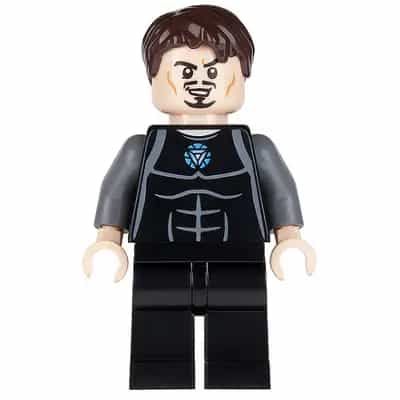 Tony Stark - Black and Dark Bluish Gray Jumpsuit