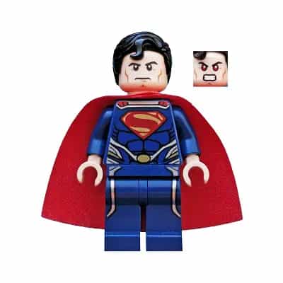Superman - Dark Blue Suit, Starched Fabric Cape