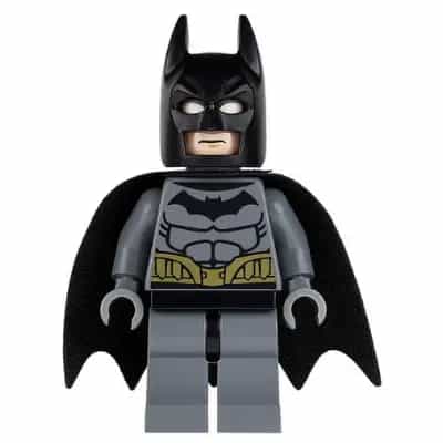 Batman - Dark Bluish Gray Suit, Gold Belt, Dark Bluish Gray Hands