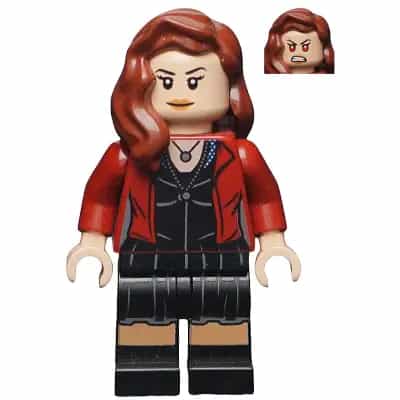 The Scarlet Witch (Wanda Maximoff) - Printed Legs, Reddish Brown Hair