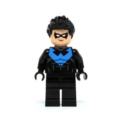 Nightwing - White Eye Holes and Blue Chest Symbol