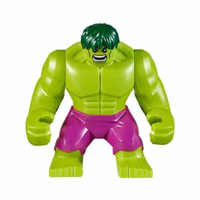 Hulk - Giant, Magenta Pants, Dark Green Hair