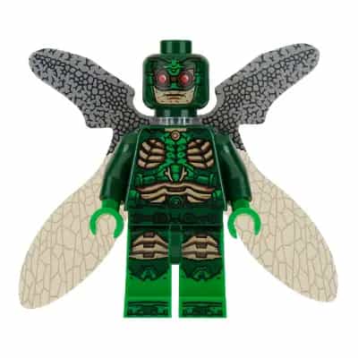 Parademon - Dark Green, Collapsed Wings