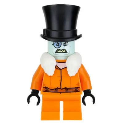 The Penguin - White Fur Collar, Prisoner Jumpsuit, Light Aqua Head