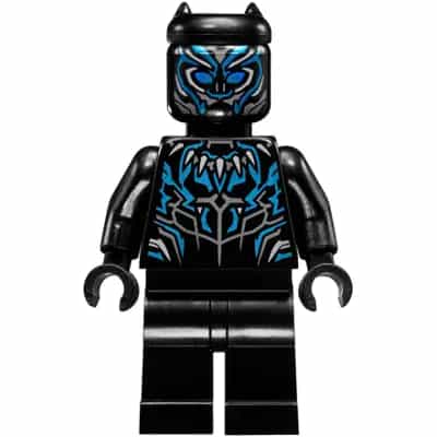 Black Panther - Metallic Light Blue Highlights