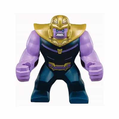 Thanos - Large Figure, Dark Blue Outfit, Medium Lavender Arms, Pearl Gold Helmet