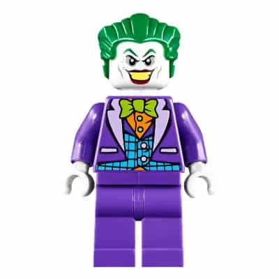 The Joker - Medium Azure Vest, Lime Bow Tie, Large Smile / Frown