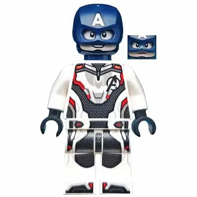 Captain America - White Jumpsuit, Helmet