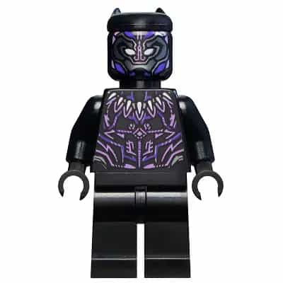 Black Panther - Dark Purple and Lavender Highlights