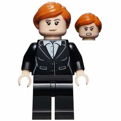 Pepper Potts - Black Suit, Dark Orange Ponytail