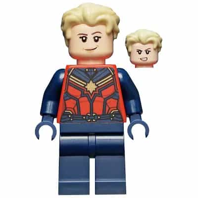 Captain Marvel (Carol Danvers) - Tan Hair Swept Back