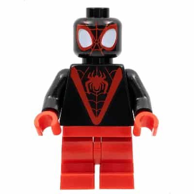 Spider-Man (Miles 'Spin' Morales) - Red Medium Legs, Red Spider Logo