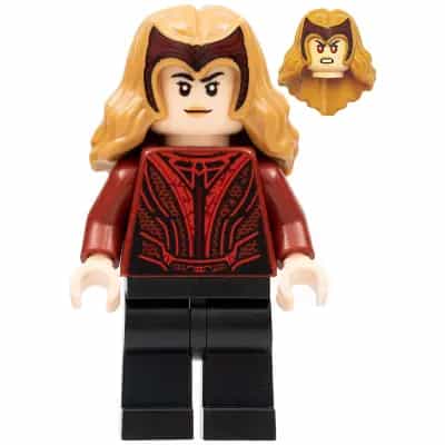 The Scarlet Witch (Wanda Maximoff) - Plain Legs, Medium Nougat Hair with Tiara