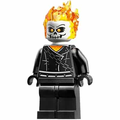Ghost Rider, Johnathon 'Johnny' Blaze - White Head, Belt with Spikes