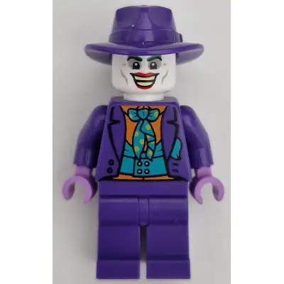The Joker - Dark Turquoise Bow Tie, Plain Legs, Fedora