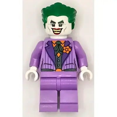 The Joker - Medium Lavender Suit, Dark Green Vest, Green Hair Swept Back