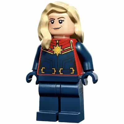 Captain Marvel (Carol Danvers) - Tan Hair over Shoulder