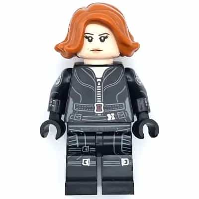 Black Widow - Black Jumpsuit, Dark Orange Short Hair, Printed Legs, Printed Arms