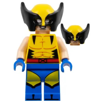 Wolverine - Yellow and Black Mask, Blue Hands