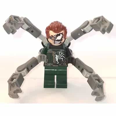 Dr. Octopus (Otto Octavius) / Doc Ock - Dark Green Suit Half Venomized, 4 Mechanical Arms