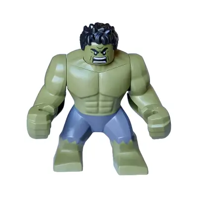 Hulk - Giant, Dark Bluish Gray Pants, Raging