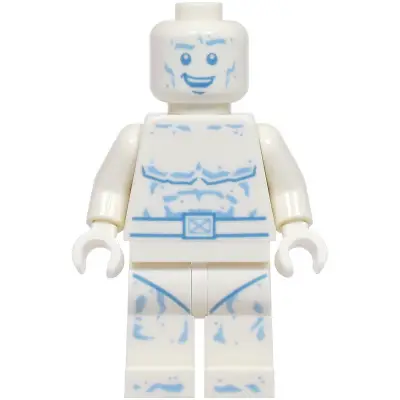 Iceman - Medium Blue Eyes and Mouth