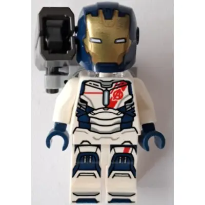 Iron Legion - Dark Blue Head, One Piece Helmet, Stud Shooter