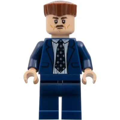 J. Jonah Jameson - Dark Blue Suit, Reddish Brown Hair