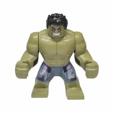Hulk - Giant, Sand Blue Pants with Lavender Panels, Raging with Clenched Teeth