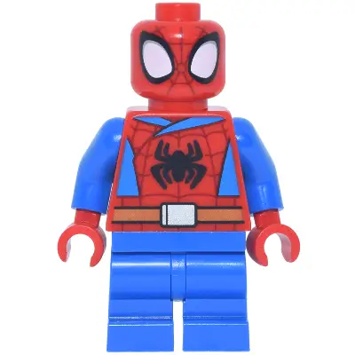 Spider-Man (Peter 'Spidey' Parker) - Medium Legs, Black Spider Logo, Dark Orange Belt
