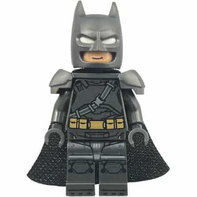 Batman - Pearl Dark Gray Armor, Cowl with White Eyes, Spongy Cape