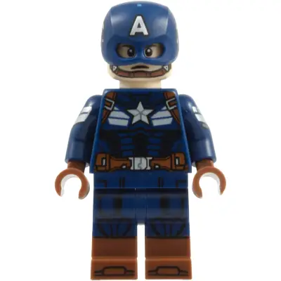 Captain America - Dark Blue Suit, Printed Arms