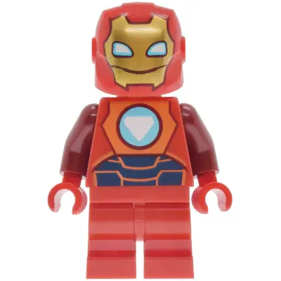 Iron Man - Reddish Orange and Dark Blue Armor