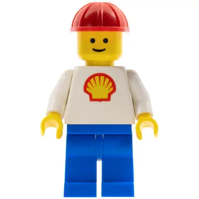 Shell - Classic - Blue Legs, Red Construction Helmet
