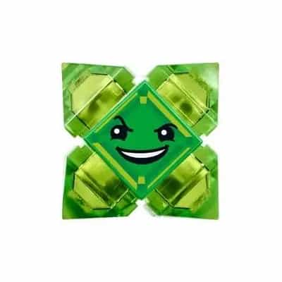 Kryptomite - Green, Small Crystals (Pyramids)