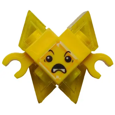 Kryptomite - Yellow, Small Crystals, Hands