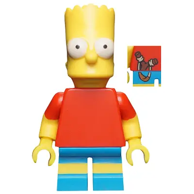 Bart Simpson, The Simpsons, Series 1 (Minifigure Only without Stand and Accessories)