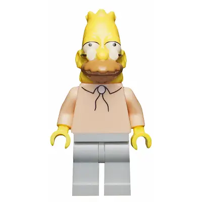 Grampa Simpson, The Simpsons, Series 1 (Minifigure Only without Stand and Accessories)