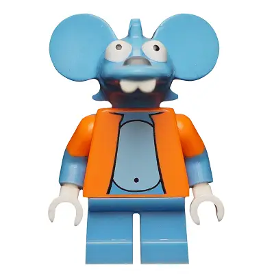 Itchy, The Simpsons, Series 1 (Minifigure Only without Stand and Accessories)