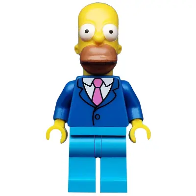 Date Night Homer, The Simpsons, Series 2 (Minifigure Only without Stand and Accessories)