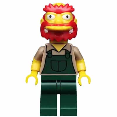 Groundskeeper Willie, The Simpsons, Series 2 (Minifigure Only without Stand and Accessories)