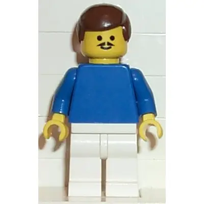 Soccer Player Blue/White Team Player 1