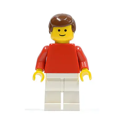 Soccer Player Red/White Team Player 4