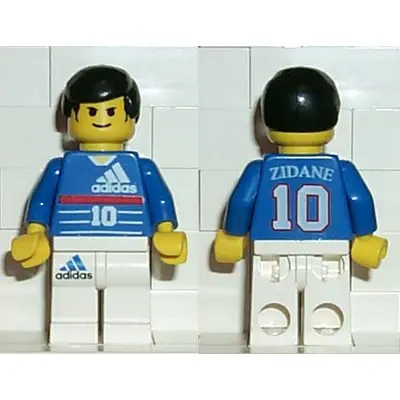 Soccer Player - Adidas Number 10 with ZIDANE on Back