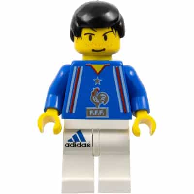 Soccer Player French Team, White Legs Player 1
